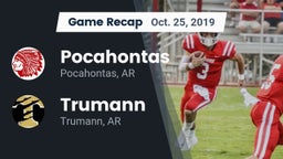 Recap: Pocahontas  vs. Trumann  2019