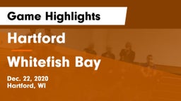 Hartford  vs Whitefish Bay  Game Highlights - Dec. 22, 2020