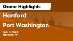 Hartford  vs Port Washington  Game Highlights - Feb. 4, 2021
