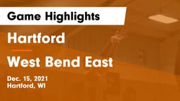 Hartford  vs West Bend East  Game Highlights - Dec. 15, 2021