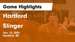 Hartford  vs Slinger  Game Highlights - Jan. 12, 2024
