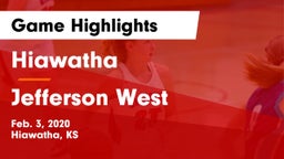 Hiawatha  vs Jefferson West  Game Highlights - Feb. 3, 2020