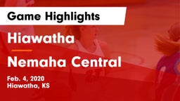 Hiawatha  vs Nemaha Central  Game Highlights - Feb. 4, 2020