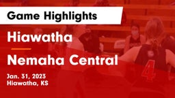Hiawatha  vs Nemaha Central  Game Highlights - Jan. 31, 2023