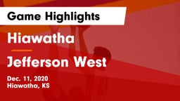 Hiawatha  vs Jefferson West  Game Highlights - Dec. 11, 2020