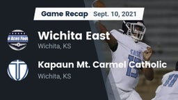Recap: Wichita East  vs. Kapaun Mt. Carmel Catholic  2021