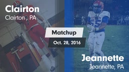 Matchup: Clairton  vs. Jeannette  2015