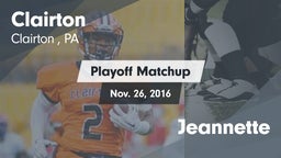 Matchup: Clairton  vs. Jeannette 2015