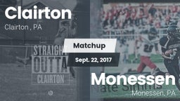 Matchup: Clairton  vs. Monessen  2016