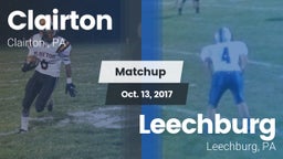 Matchup: Clairton  vs. Leechburg  2016