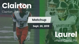 Matchup: Clairton  vs. Laurel  2019