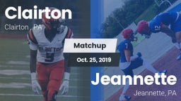 Matchup: Clairton  vs. Jeannette  2019