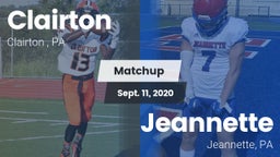 Matchup: Clairton  vs. Jeannette  2020