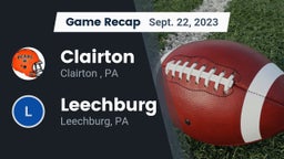 Recap: Clairton  vs. Leechburg  2023