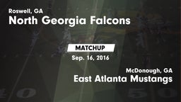 Matchup: NG Falcons vs. East Atlanta Mustangs 2016