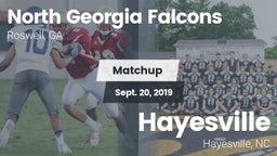 Matchup: NG Falcons vs. Hayesville 2019