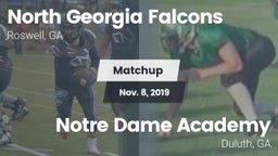 Matchup: NG Falcons vs.      Notre Dame Academy 2019