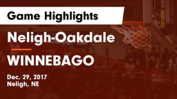 Neligh-Oakdale  vs WINNEBAGO Game Highlights - Dec. 29, 2017