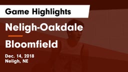Neligh-Oakdale  vs Bloomfield  Game Highlights - Dec. 14, 2018