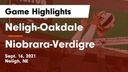 Neligh-Oakdale  vs Niobrara-Verdigre  Game Highlights - Sept. 16, 2021