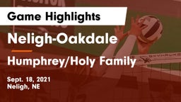 Neligh-Oakdale  vs Humphrey/Holy Family  Game Highlights - Sept. 18, 2021