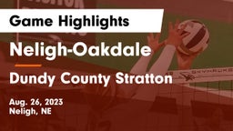 Neligh-Oakdale  vs Dundy County Stratton  Game Highlights - Aug. 26, 2023