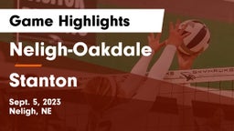 Neligh-Oakdale  vs Stanton  Game Highlights - Sept. 5, 2023