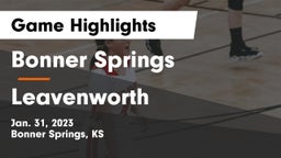 Bonner Springs  vs Leavenworth  Game Highlights - Jan. 31, 2023