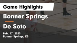 Bonner Springs  vs De Soto  Game Highlights - Feb. 17, 2023