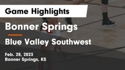 Bonner Springs  vs Blue Valley Southwest  Game Highlights - Feb. 28, 2023