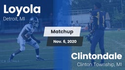 Matchup: Loyola  vs. Clintondale  2020