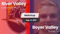 Matchup: River Valley High vs. Boyer Valley  2017