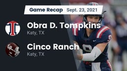 Recap: Obra D. Tompkins  vs. Cinco Ranch  2021