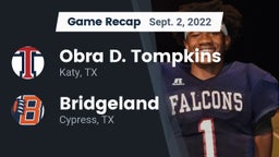 Recap: Obra D. Tompkins  vs. Bridgeland  2022
