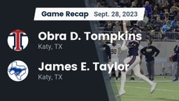 Recap: Obra D. Tompkins  vs. James E. Taylor  2023