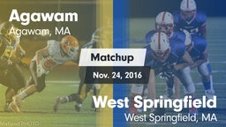 Matchup: Agawam  vs. West Springfield  2016