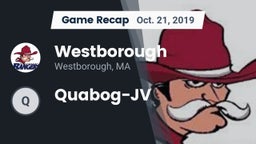 Recap: Westborough  vs. Quabog-JV 2019