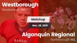 Matchup: Westborough High vs. Algonquin Regional  2019