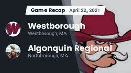 Recap: Westborough  vs. Algonquin Regional  2021