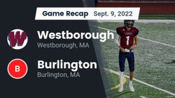 Recap: Westborough  vs. Burlington  2022