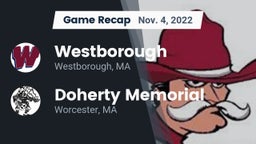 Recap: Westborough  vs. Doherty Memorial  2022