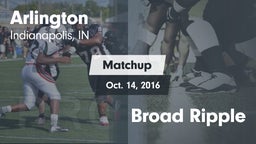 Matchup: Arlington High Schoo vs. Broad Ripple  2016