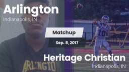 Matchup: Arlington High Schoo vs. Heritage Christian  2017
