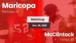 Matchup: Maricopa  vs. McClintock  2016