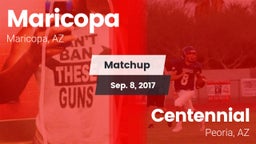 Matchup: Maricopa  vs. Centennial  2017