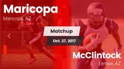 Matchup: Maricopa  vs. McClintock  2017