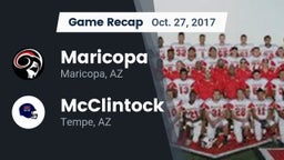Recap: Maricopa  vs. McClintock  2017