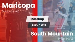 Matchup: Maricopa  vs. South Mountain  2018