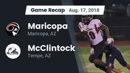 Recap: Maricopa  vs. McClintock  2018