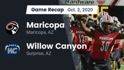 Recap: Maricopa  vs. Willow Canyon  2020
